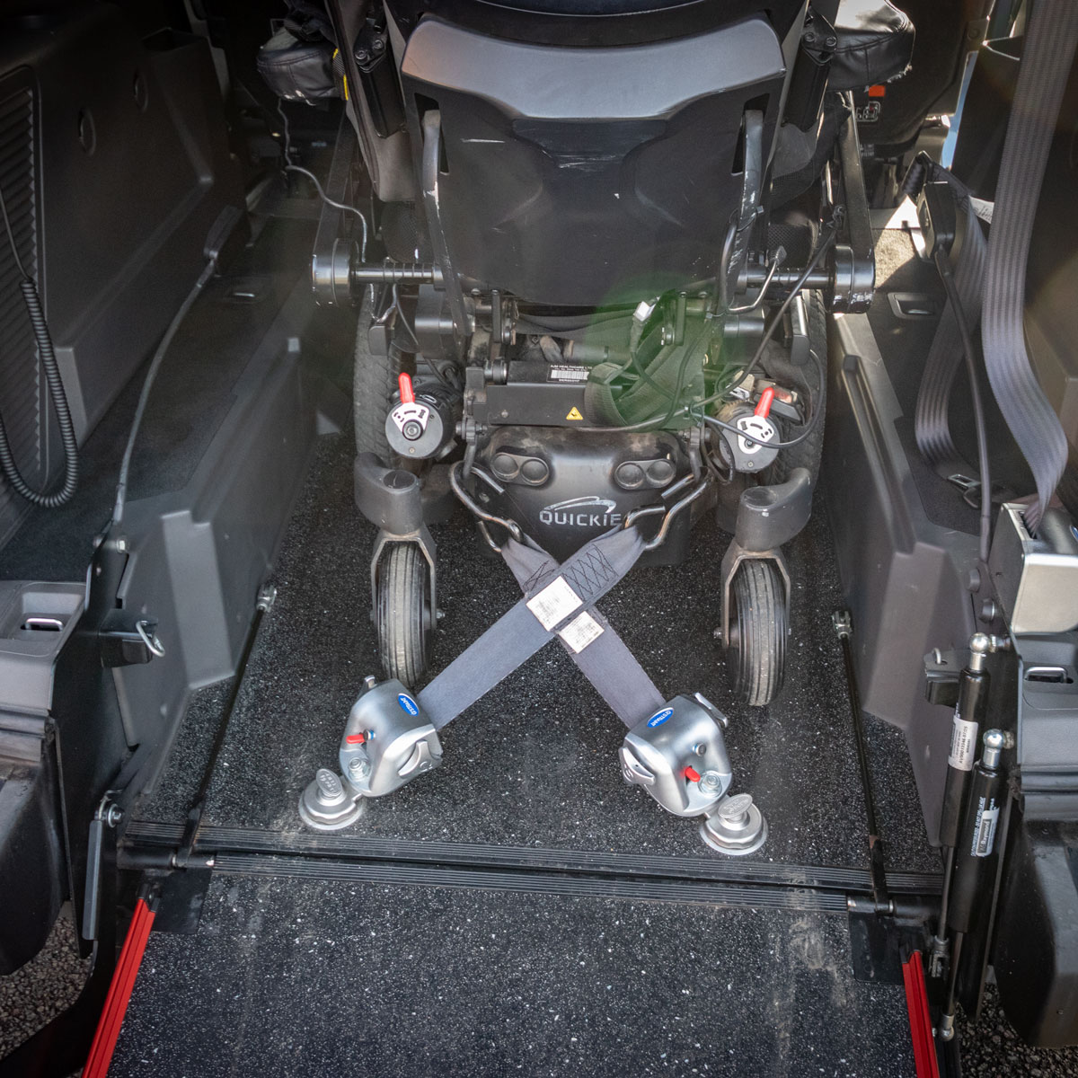 Belper Community Transport - Ford Grand Freedom Wheelchair position